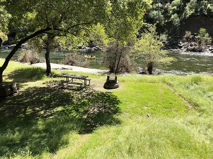 Willow Placer Campground—Typical walk-in site (#19)