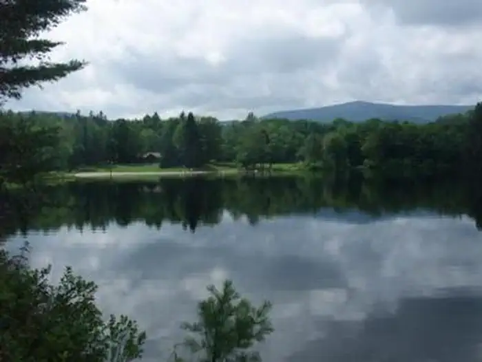 Hapgood Pond with reflection from pond