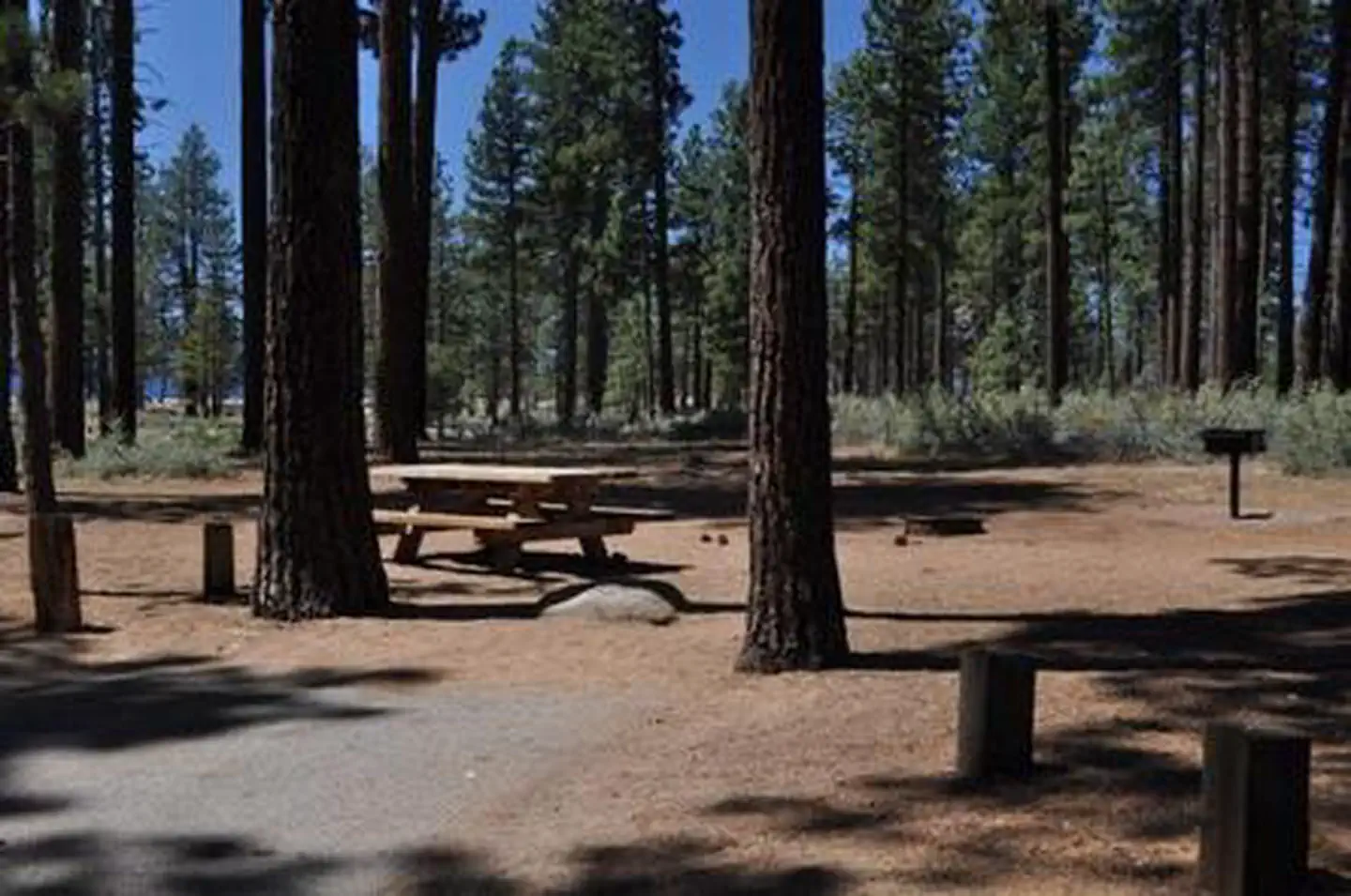 Campsite at Nevada Beach Campground