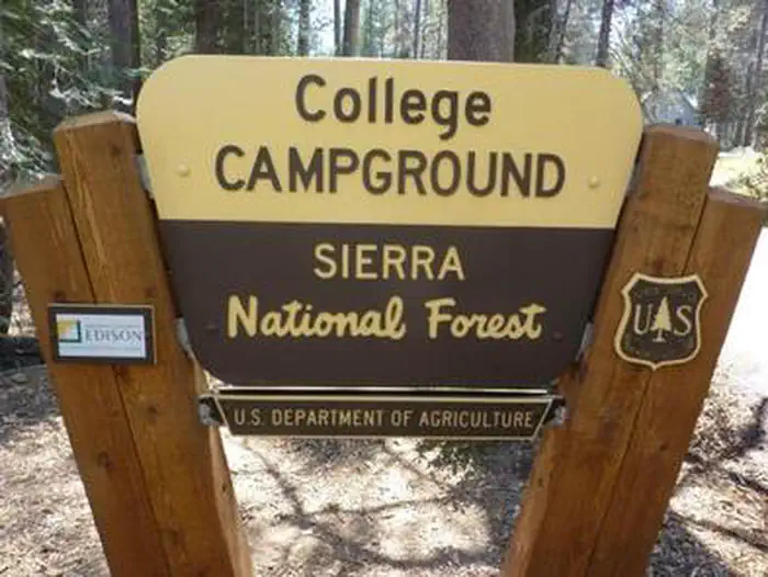 COLLEGE sign