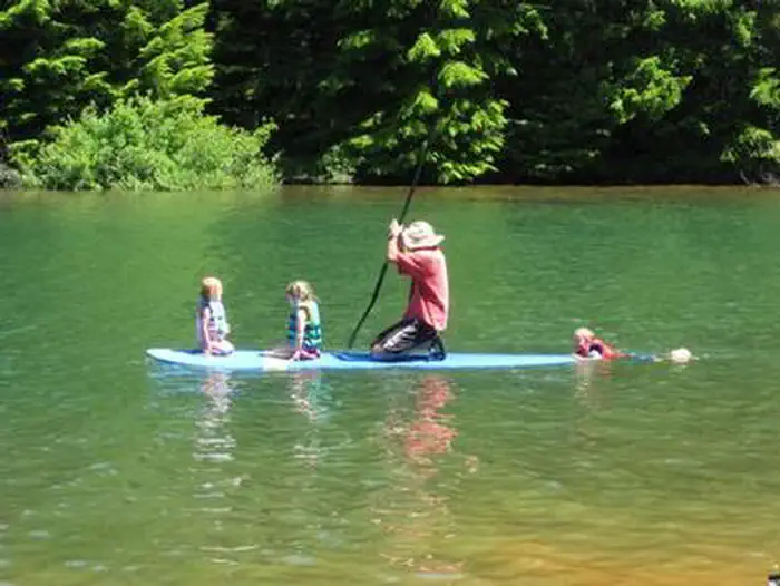 SUP on Timothy Lake