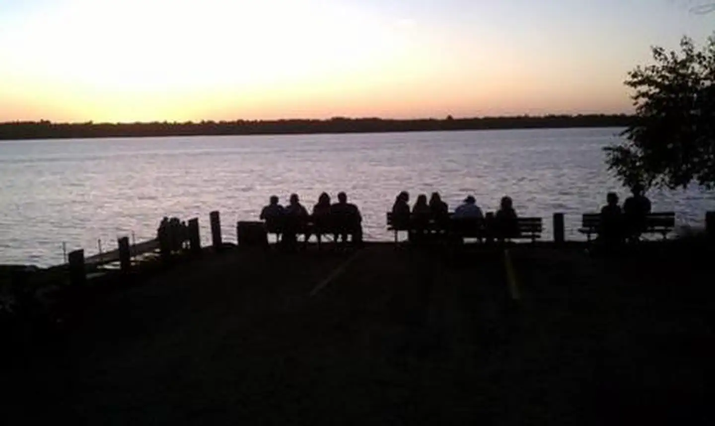 Sunset at Cross Lake Recreation Area