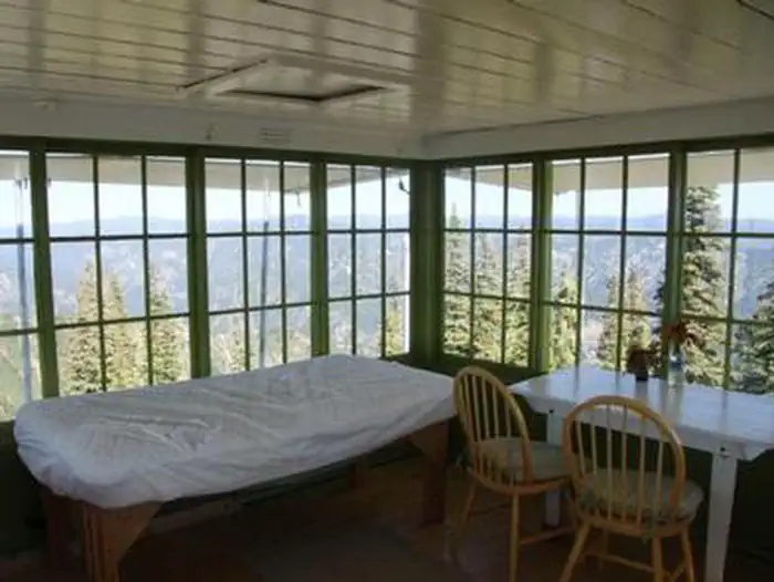 Inside DEADWOOD LOOKOUT REC CABIN