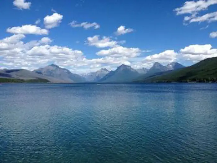 Lake McDonald as seen from the APGAR Campground Group Sites
