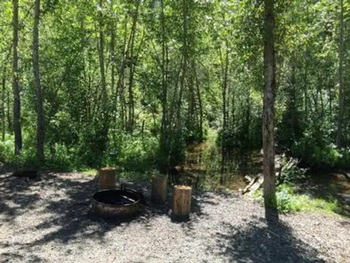 Firepit and Creek