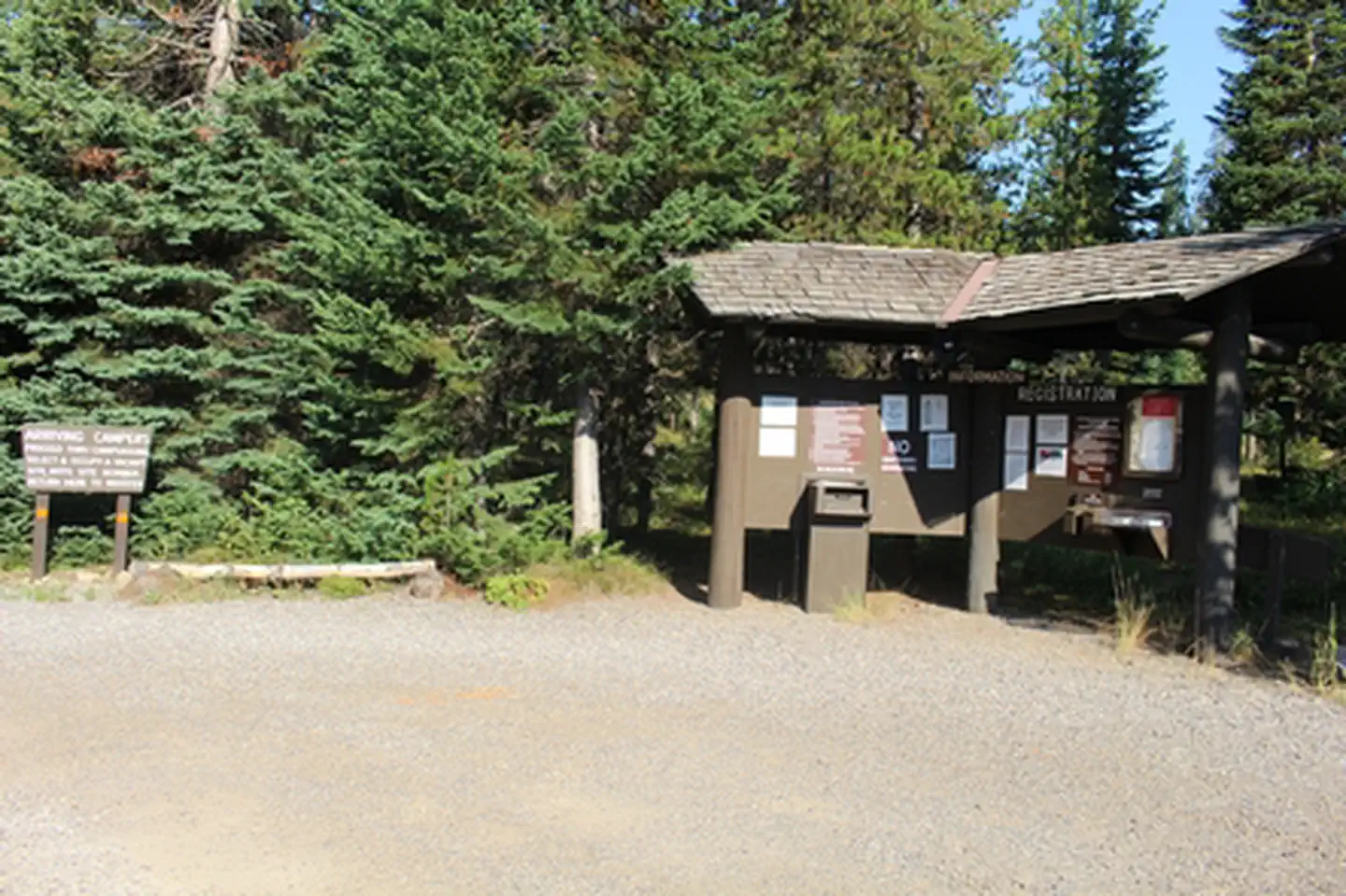 Lizard Creek Campground Kiosk