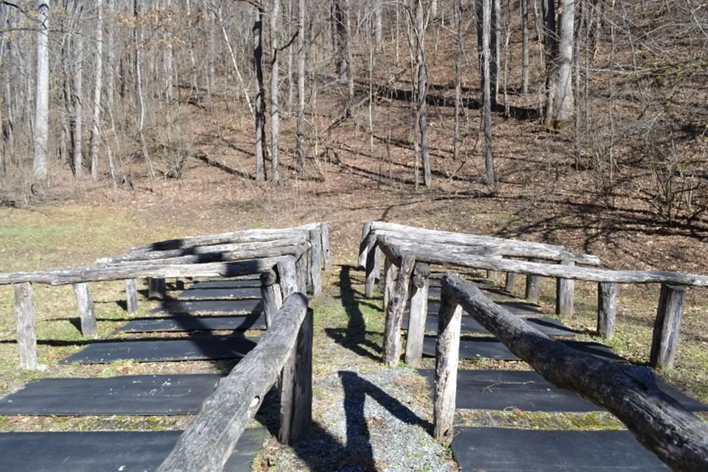 A third view of the Hitching Post at Tow String Horse Camp