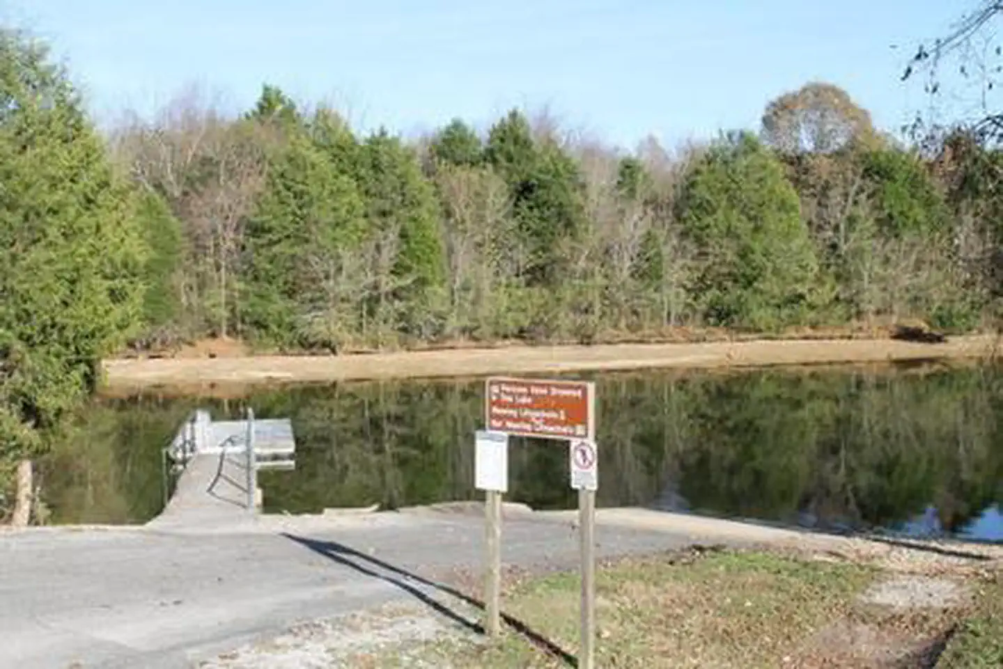 Defeated Creek Campground Boat Ramp