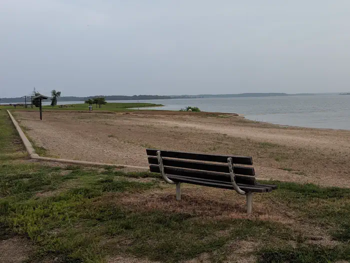 North Shore Beach at Wright Patman Lake.