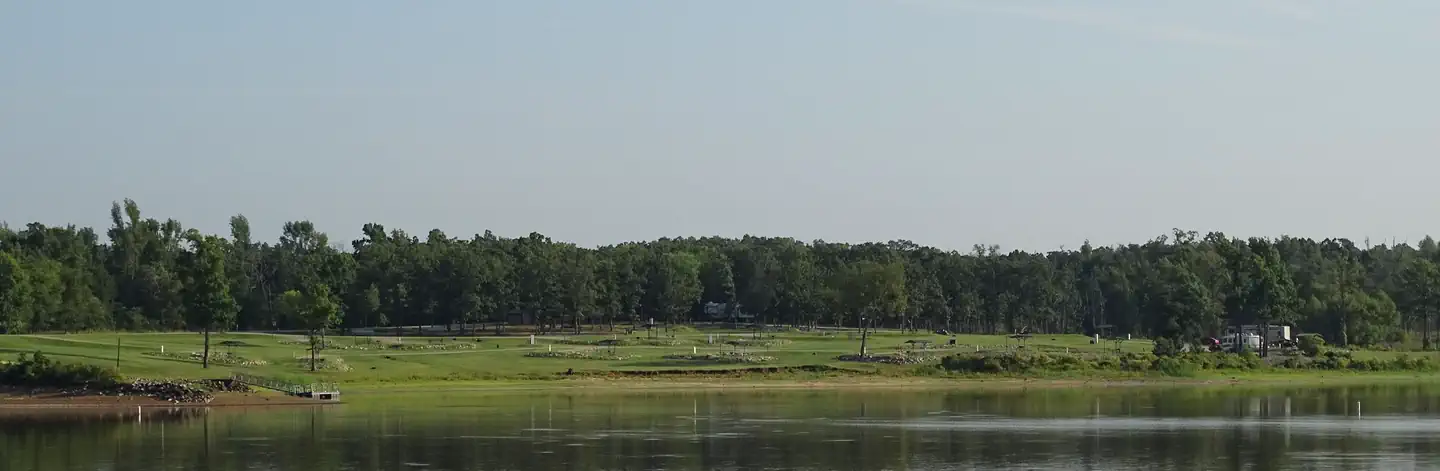 Virgil Point from the lake