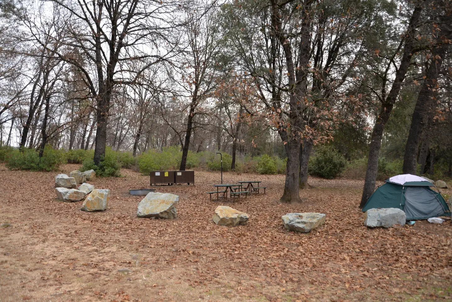 Horse Camp site with tent